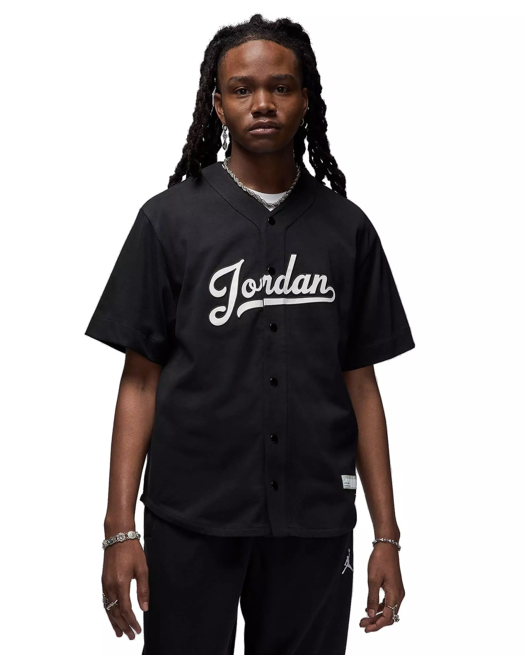 Jordan Flight MVP Baseball Top - Black | Hibbett